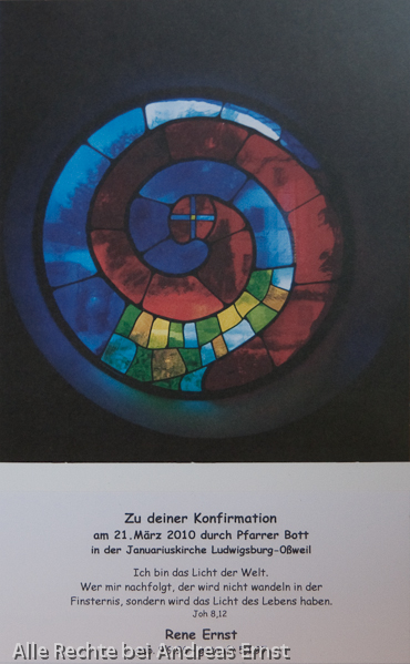 Konfirmation von Rene